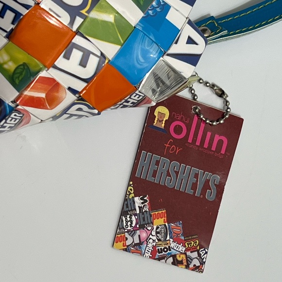 Nahui Ollin Hershey’s Jolly Rancher Candy Wrapper Wristlet NEW - Picture 5 of 9